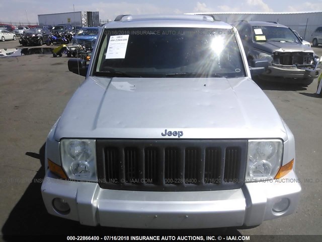 1J8HG48K78C153926 - 2008 JEEP COMMANDER SPORT Արծաթագույն լուսանկար 6