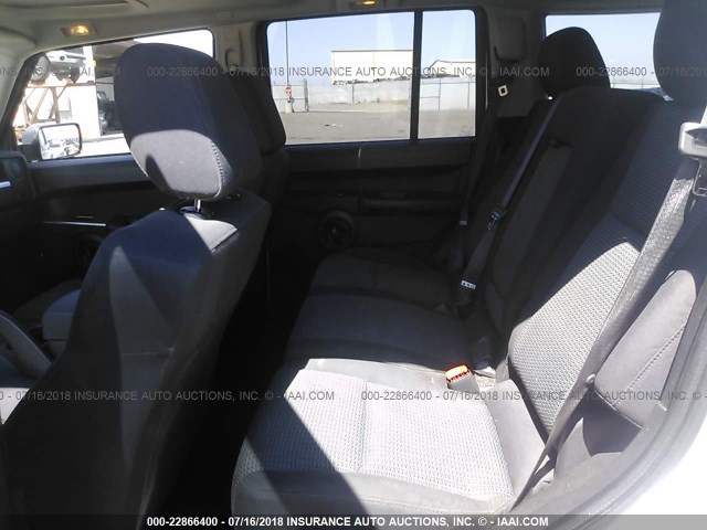 1J8HG48K78C153926 - 2008 JEEP COMMANDER SPORT Արծաթագույն լուսանկար 8