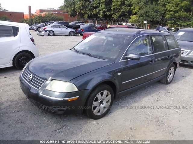 WVWWH63B43E327110 - 2003 VOLKSWAGEN PASSAT GLX 黑色 照片 2