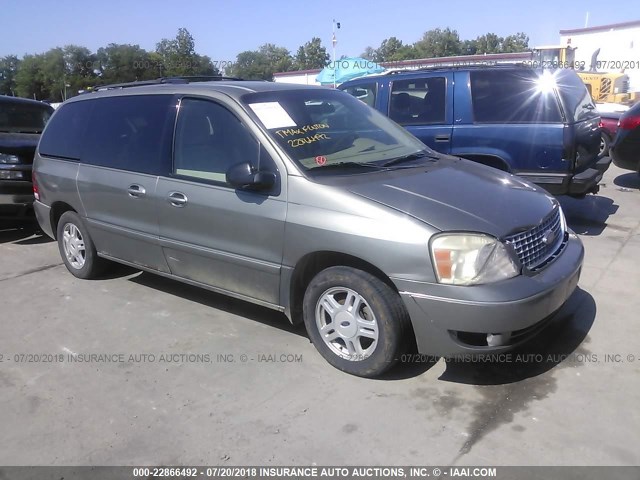 2FMZA52235BA66155 - 2005 FORD FREESTAR SEL GRAY photo 1