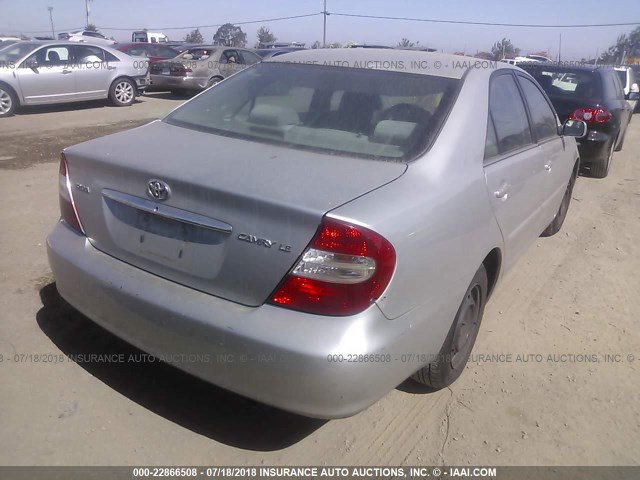 4T1BE32K54U887633 - 2004 TOYOTA CAMRY LE/XLE/SE Gümüş foto 4
