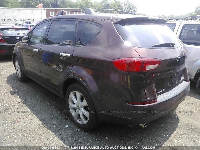 4S4WX86C964409939 - 2006 SUBARU B9 TRIBECA 3.0 H6/3.0 H6 LIMITED RED photo 3