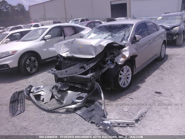 4T1BK1EB7DU045689 - 2013 TOYOTA AVALON TAN photo 2