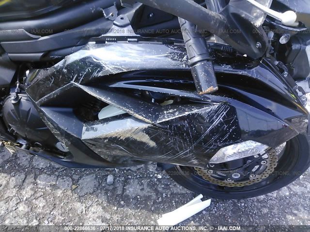 JKAEXEE1XDDA13317 - 2013 KAWASAKI EX650 E BLACK photo 8