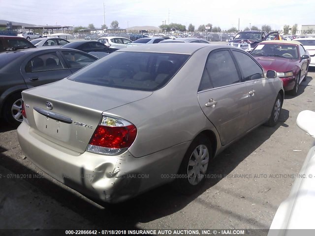 4T1BE32K75U610273 - 2005 TOYOTA CAMRY LE/XLE/SE 棕色 照片 4