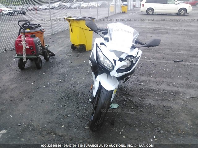 JKAEX8A15FA012357 - 2015 KAWASAKI EX300 A WHITE photo 5