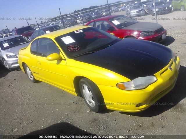2G1WX12K839350098 - 2003 CHEVROLET MONTE CARLO SS ყვითელი ფოტო 1