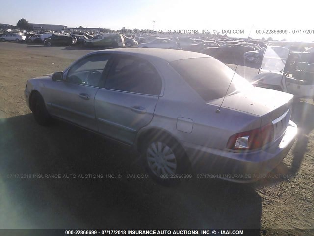 KNAGD126855378908 - 2005 KIA OPTIMA LX/EX SILVER photo 3