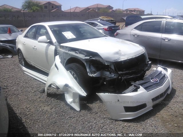 1G6DE5EG4A0105375 - 2010 CADILLAC CTS LUXURY COLLECTION WHITE photo 1