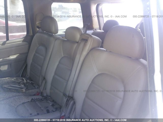 1FMDU73K33ZA52052 - 2003 FORD EXPLORER XLT/XLT SPORT/NBX 白色 照片 8