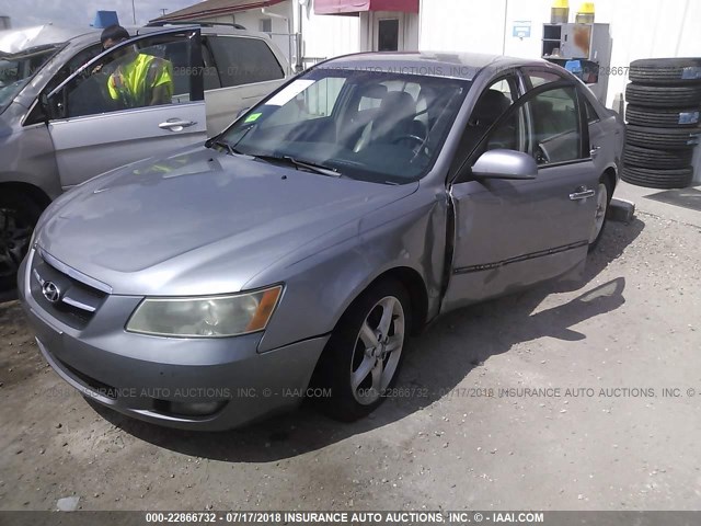 5NPEU46F78H305927 - 2008 HYUNDAI SONATA SE/LIMITED GRAY photo 6