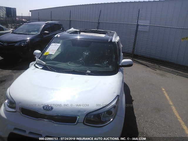 KNDJX3A55E7066084 - 2014 KIA SOUL ! WHITE photo 6