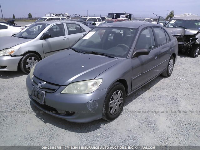 2HGES16375H552834 - 2005 HONDA CIVIC DX VP 灰色 照片 2