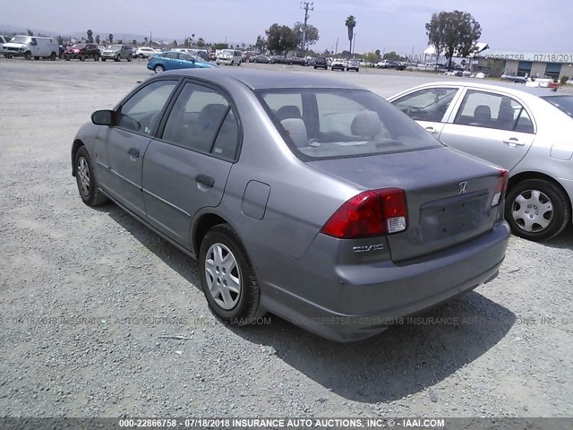 2HGES16375H552834 - 2005 HONDA CIVIC DX VP 灰色 照片 3