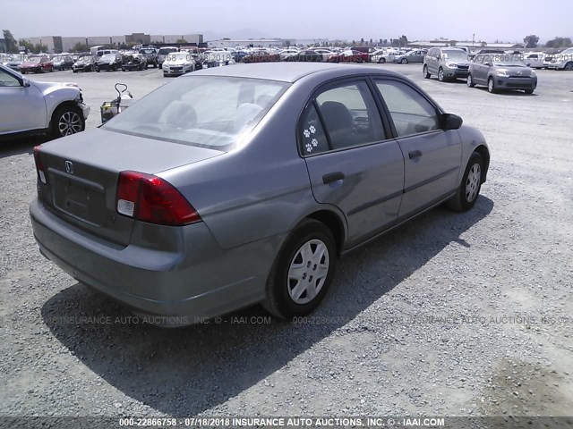 2HGES16375H552834 - 2005 HONDA CIVIC DX VP 灰色 照片 4