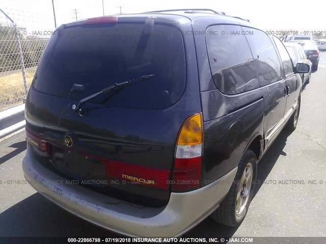 4M2XV11T5XDJ04639 - 1999 MERCURY VILLAGER 深蓝色 照片 4