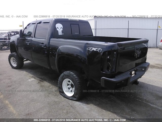 3GTEK13Y47G538438 - 2007 GMC NEW SIERRA K1500 BLACK photo 3