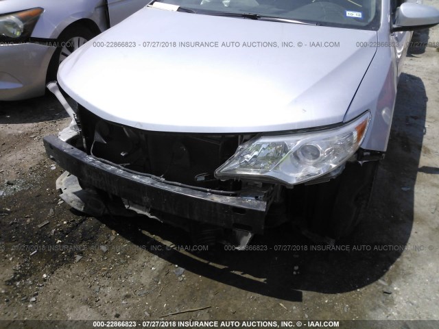 4T4BF1FK7ER344254 - 2014 TOYOTA CAMRY L/SE/LE/XLE SILVER photo 6