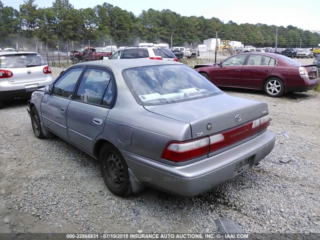 1NXBB02E4VZ583535 - 1997 TOYOTA COROLLA DX GRAY photo 3