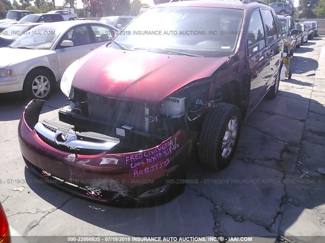 5TDBA22C06S058978 - 2006 TOYOTA SIENNA XLE/XLE LIMITED RED photo 2