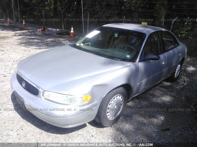 2G4WY55J911314796 - 2001 BUICK CENTURY LIMITED SILVER photo 2