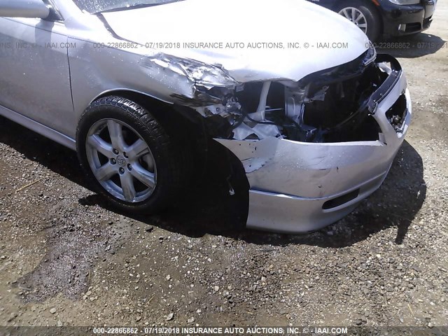 4T1BE46K77U608994 - 2007 TOYOTA CAMRY NEW GENERAT CE/LE/XLE/SE SILVER photo 6