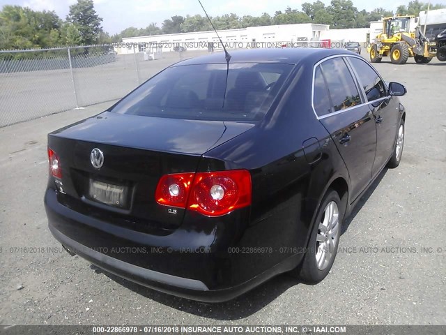 3VWEF71KX7M176569 - 2007 VOLKSWAGEN JETTA WOLFSBURG 黑色 照片 4
