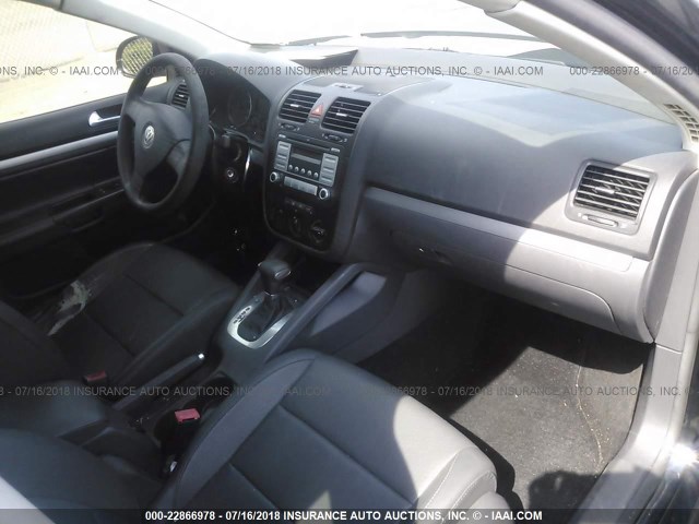 3VWEF71KX7M176569 - 2007 VOLKSWAGEN JETTA WOLFSBURG 黑色 照片 5