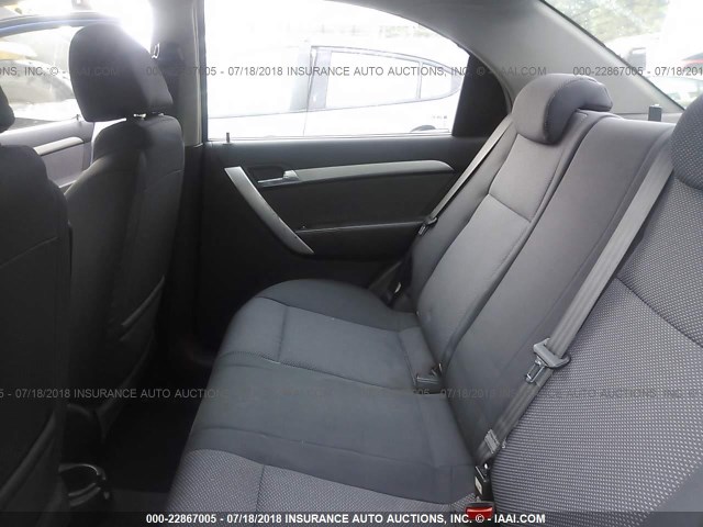 KL1TD5DE8AB123322 - 2010 CHEVROLET AVEO LS/LT 蓝色 照片 8