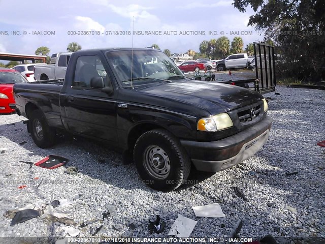 4F4YR12D73TM04910 - 2003 MAZDA B2300 BLACK photo 1
