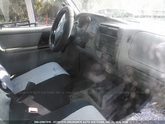 4F4YR12D73TM04910 - 2003 MAZDA B2300 BLACK photo 5