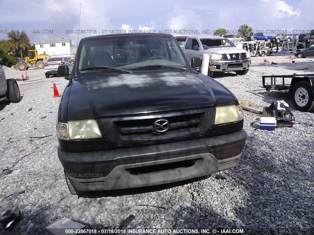 4F4YR12D73TM04910 - 2003 MAZDA B2300 BLACK photo 6