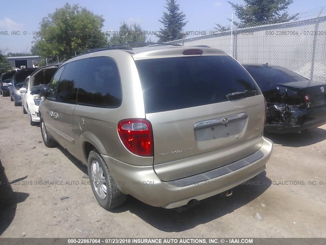 2A4GP54L47R186258 - 2007 CHRYSLER TOWN & COUNTRY TOURING GOLD photo 3