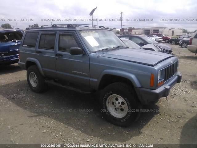 1J4FF68S8XL605324 - 1999 JEEP CHEROKEE SPORT/CLASSIC ლურჯი ფოტო 1