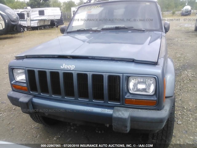 1J4FF68S8XL605324 - 1999 JEEP CHEROKEE SPORT/CLASSIC ლურჯი ფოტო 6