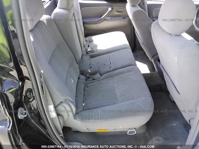 5TBDT44126S533274 - 2006 TOYOTA TUNDRA DOUBLE CAB SR5 BLACK photo 8