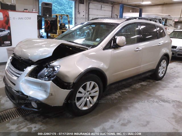 4S4WX97D394400185 - 2009 SUBARU TRIBECA LIMITED GOLD photo 2