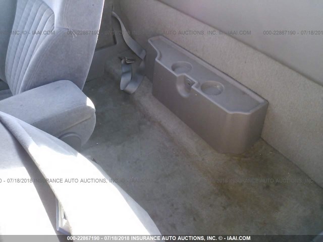 1GCCS195818242338 - 2001 CHEVROLET S TRUCK S10 GRAY photo 8