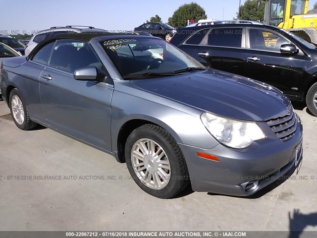 1C3LC55D99N535894 - 2009 CHRYSLER SEBRING TOURING Light Blue photo 1