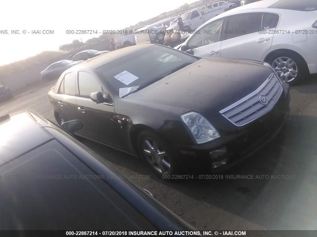 1G6DW677950156814 - 2005 CADILLAC STS BLACK photo 1