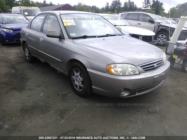 KNAFB121835267102 - 2003 KIA SPECTRA LS TAN photo 1