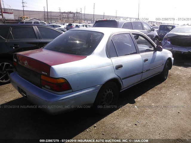 1NXAE09E7PZ060201 - 1993 TOYOTA COROLLA LE/DX ლურჯი ფოტო 4