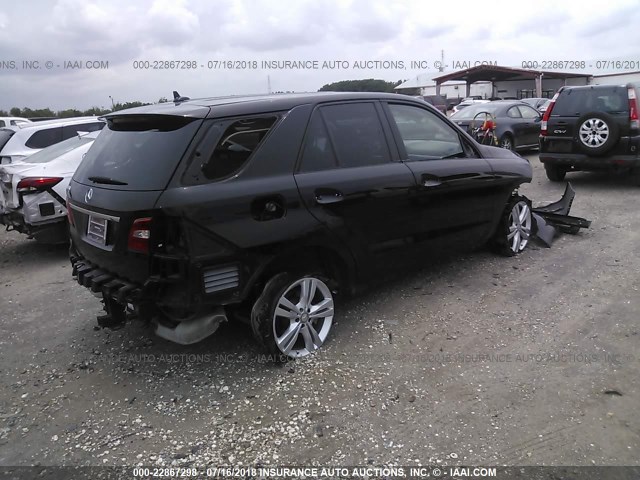 4JGDA5JB5FA520639 - 2015 MERCEDES-BENZ ML 350 BLACK photo 4