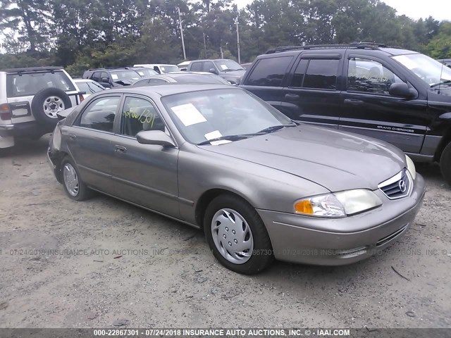 1YVGF22C6Y5150610 - 2000 MAZDA 626 ES/LX GOLD photo 1