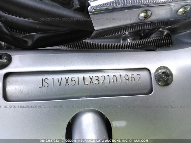 JS1VX51LX32101962 - 2003 SUZUKI VS1400 GLP SILVER photo 10