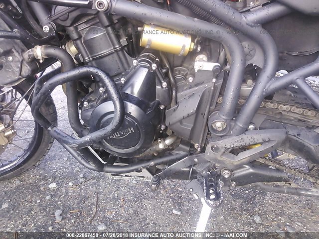 SMTE06BF3CJ506335 - 2012 TRIUMPH MOTORCYCLE TIGER 800XC ABS ORANGE photo 9