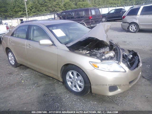 4T1BF3EK1BU717193 - 2011 TOYOTA CAMRY SE/LE/XLE ოქროსფერი ფოტო 1