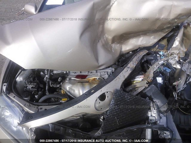 4T1BF3EK1BU717193 - 2011 TOYOTA CAMRY SE/LE/XLE ოქროსფერი ფოტო 10