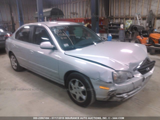 KMHDN46D46U377870 - 2006 HYUNDAI ELANTRA GLS/GT/LIMITED SILVER photo 1