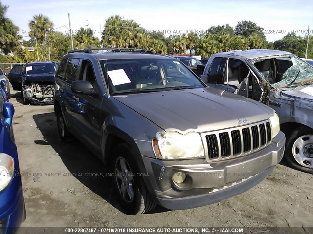 1J4HS48N15C720847 - 2005 JEEP GRAND CHEROKEE LAREDO/COLUMBIA/FREEDOM 棕色 照片 6